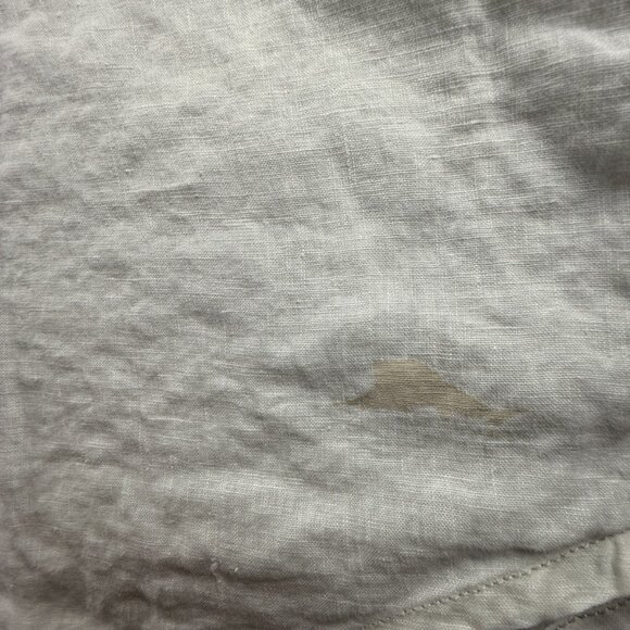 Tommy Bahama 2XL Point Linen White Resort Pocket Men Casual Solid Beach Shirt - Picture 7 of 14